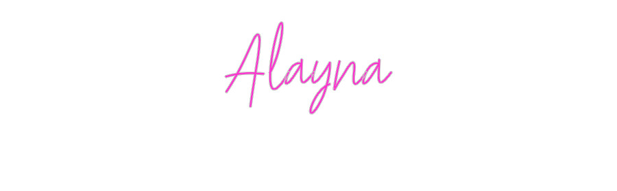 Custom Neon: Alayna