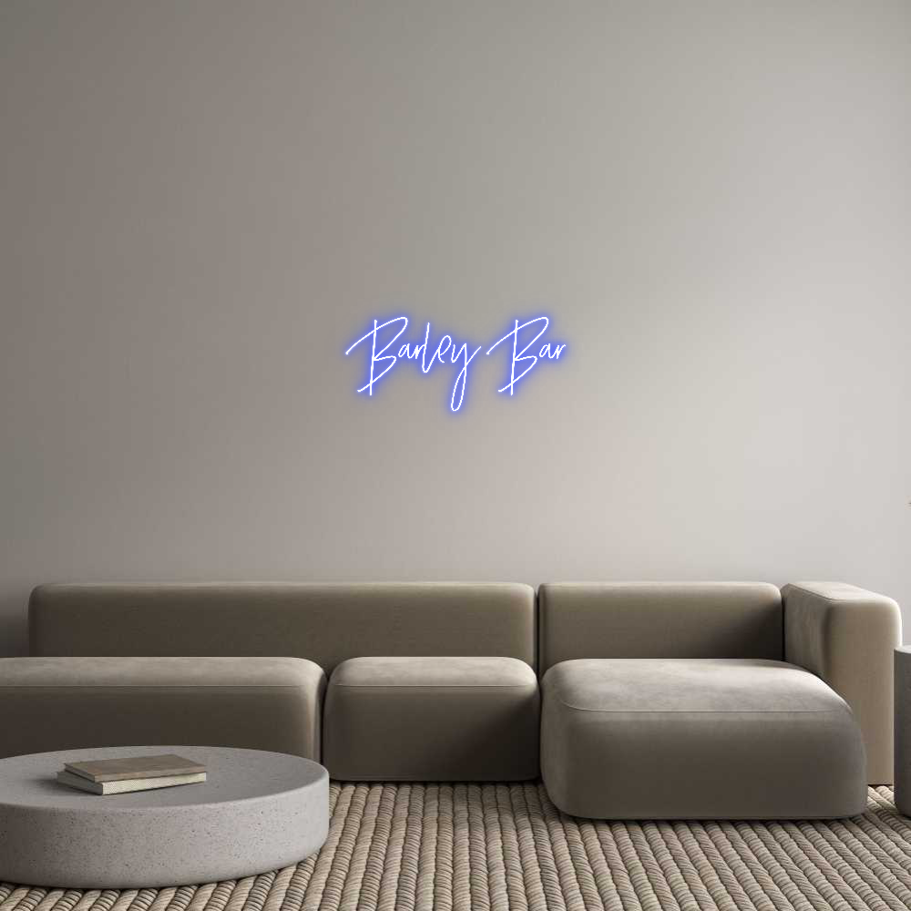Custom Neon: Barley Bar
