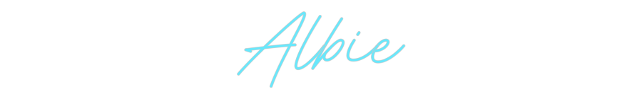 Custom Neon: Albie