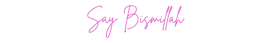 Custom Neon: Say Bismillah