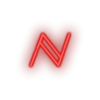 red 276_name_coin_blockchain_cryptocurrency_currency led neon factory