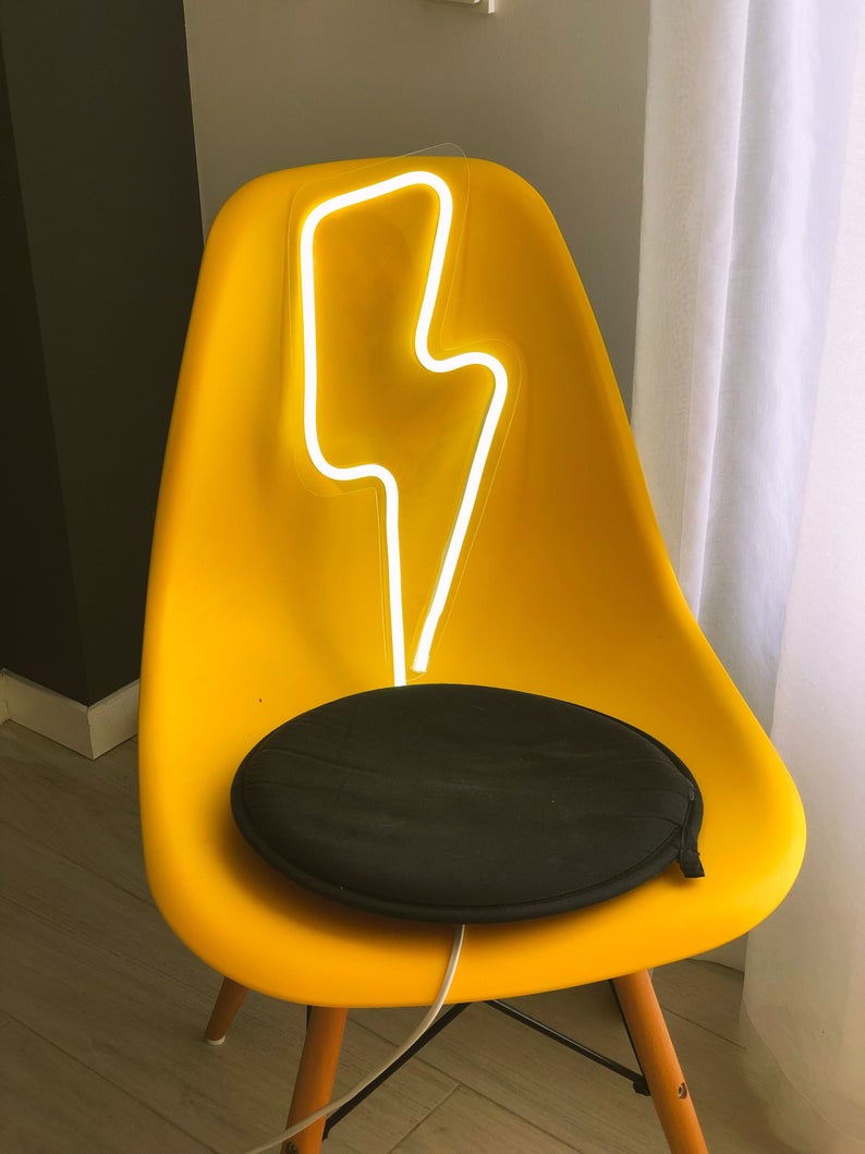 Lightning Bolt Neon Sign