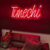 Tunechi neon sign