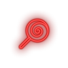 red candy_lollipop led amusement candy carnival circus lollipop parade sweet neon factory