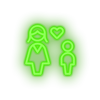 family person mother human children parent heart child kid baby Neon led factory