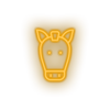 warm_white horse led animal cartoon farm fauna herbivore horse zoo neon factory