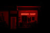 Barber shop hair salon neon sign