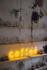 Coffee neon sign for cafe, coffee shops, coffee to go, restaurants and other businesses