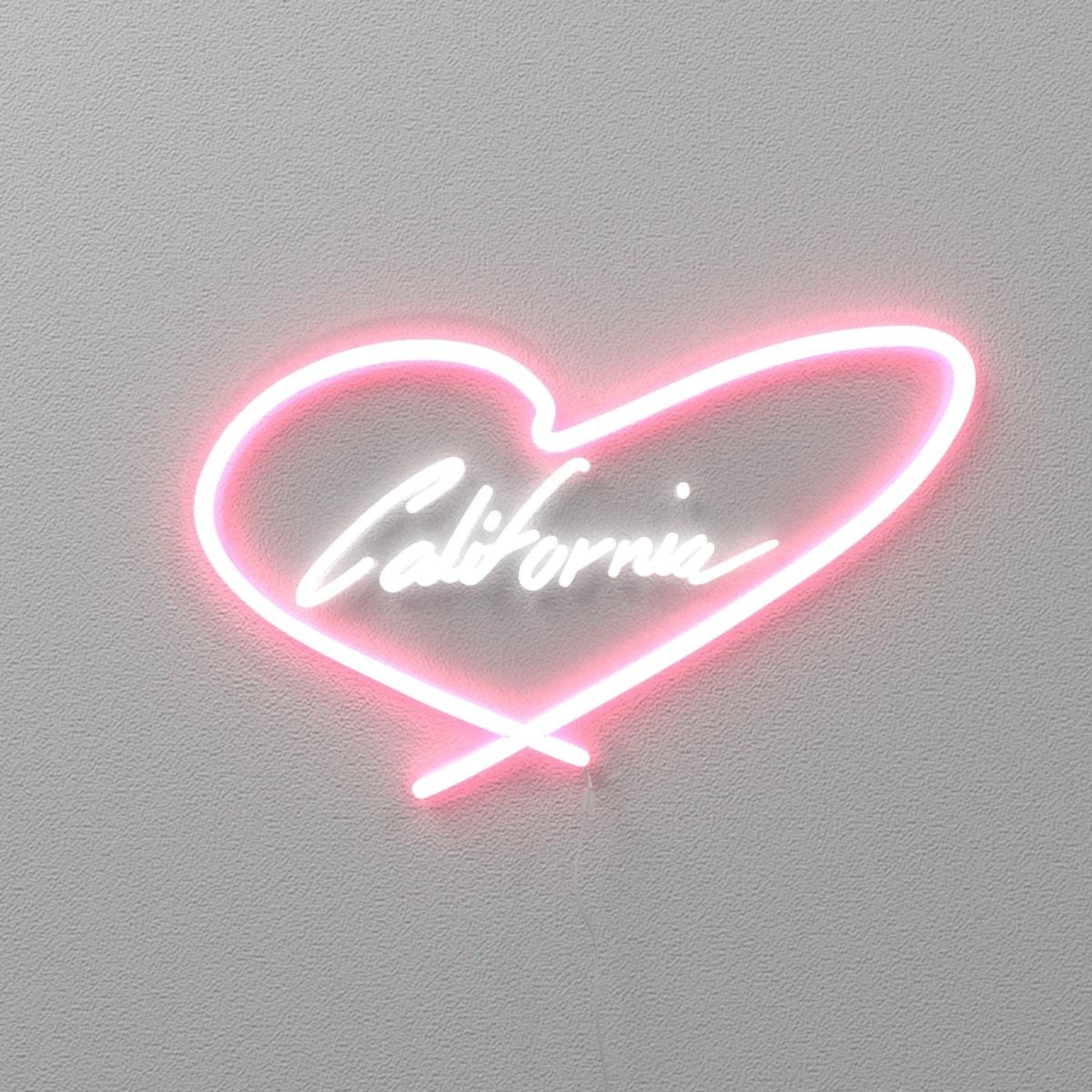 California Love LED neon sign home office room light