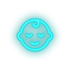 ice_blue kid infant baby child children family led neon factory