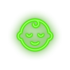 green kid infant baby child children family led neon factory