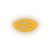 warm_white lips led kiss lips love mouth relationship romance valentine day neon factory