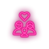 pink parent family person human children heart parents child kid baby led neon factory