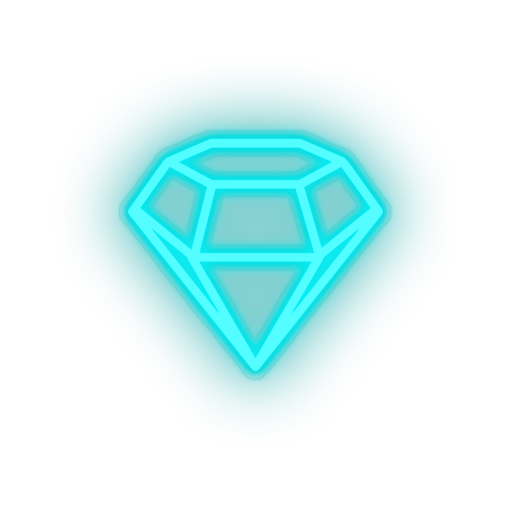 ice_blue sketch social network brand logo led neon factory