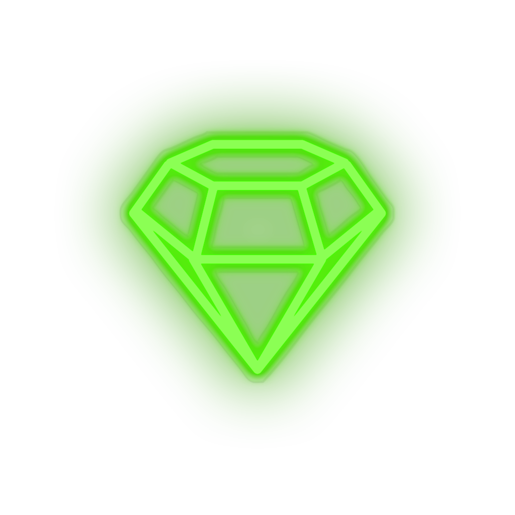 green sketch social network brand logo led neon factory