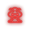 red video game goomba led neon factory